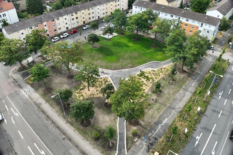 Luftaufnahme Habichtplatz